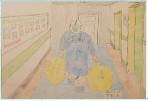 这位护士的手绘“援汉日历”火了!