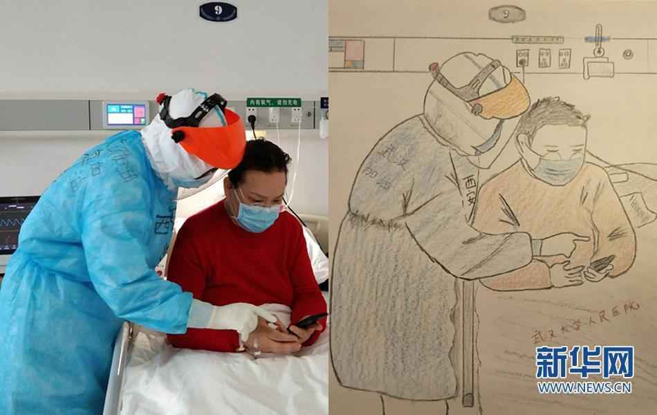 【湖北救援日记】“疫”幅画 一段情:我与武汉并肩奋战